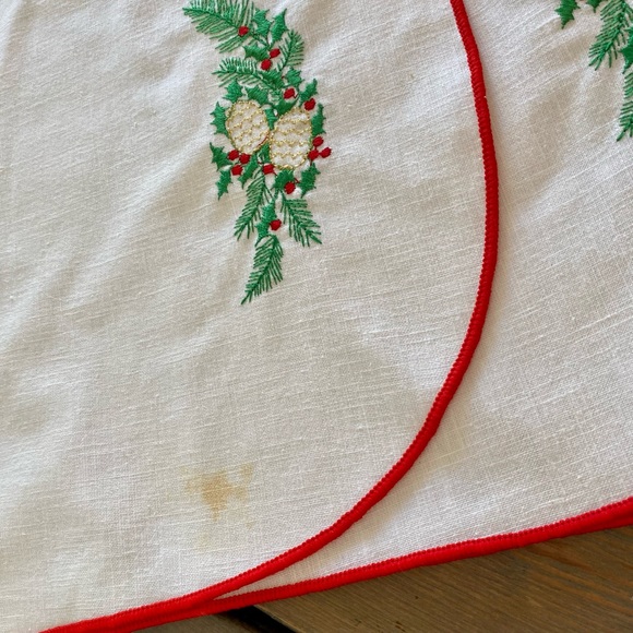 Holiday Vintage Oval Christmas Placemats Poshmark